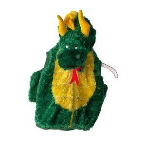 Toddler Dragon Zipper Jacket Vest Hood with Wings